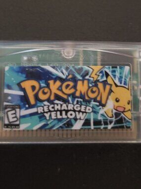 Pokemon Recharged Yellow GBA ROM Hack Video Game